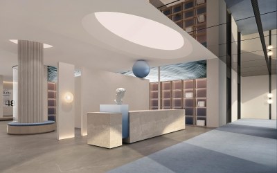 现代前台3D模型下载
